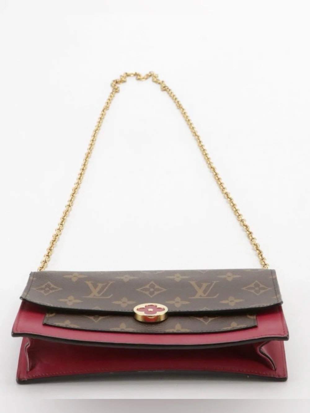Louis Vuitton Monogram Flore Wallet on Chain – Fuchsia (M67404) - Picture 3 of 8